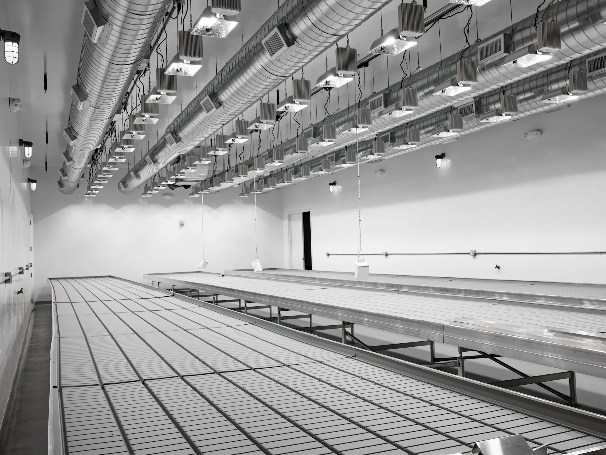 Manufacturing facility industrial interior photography